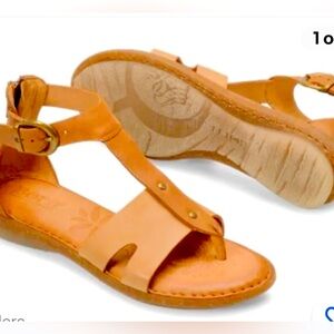 🆕 Born Timina Gladiator Comfort Zip Ankle Sandals